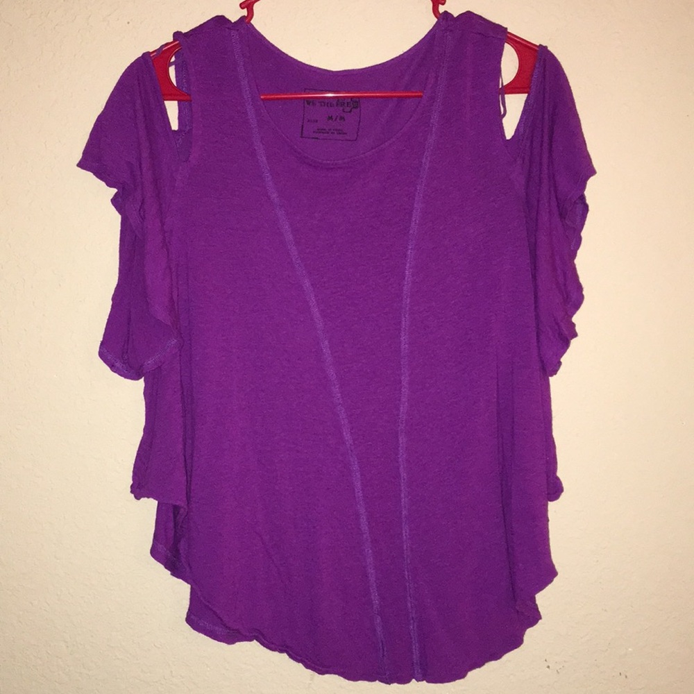 Free People off shoulder top.  Size Medium.